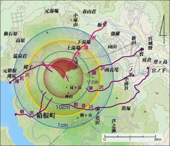 図解：水蒸気爆発