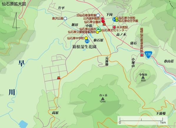 仙石原拡大図