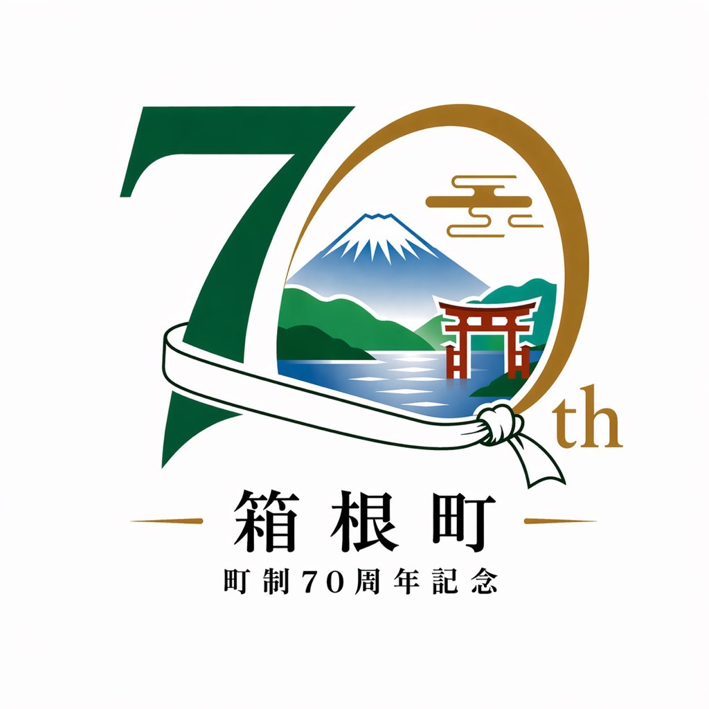 町政70周年記念ロゴ